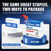 HR-22 15 Gauge 3/4'' Crown Galvanized D-Rings Hog Rings D Ring Staples for HR22 Hog Ring Plier D Ring Gun 1600 PCS/Box