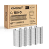 KIMSING AC50/C45 11 Gauge 1-1/2-Inch Crown Hog Ring Staples Gabion Staples