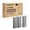 KIMSING AC50/C45 11 Gauge 1-1/2-Inch Crown Hog Ring Staples Gabion Staples