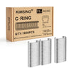KIMSING AC50/C45 11 Gauge 1-1/2-Inch Crown Hog Ring Staples Gabion Staples