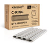 KIMSING SC7/C24 15 Gauge 3/4-Inch Crown Hog Rings Staples