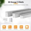 KIMSING V-Nails 30 Gauge 10.3mm Diameter 5MM/7MM/10MM/12MM/15MM Length UNI Hard Wood Type V Nails for V1015 Picture Frame Nailer 4,000 PCS/Box