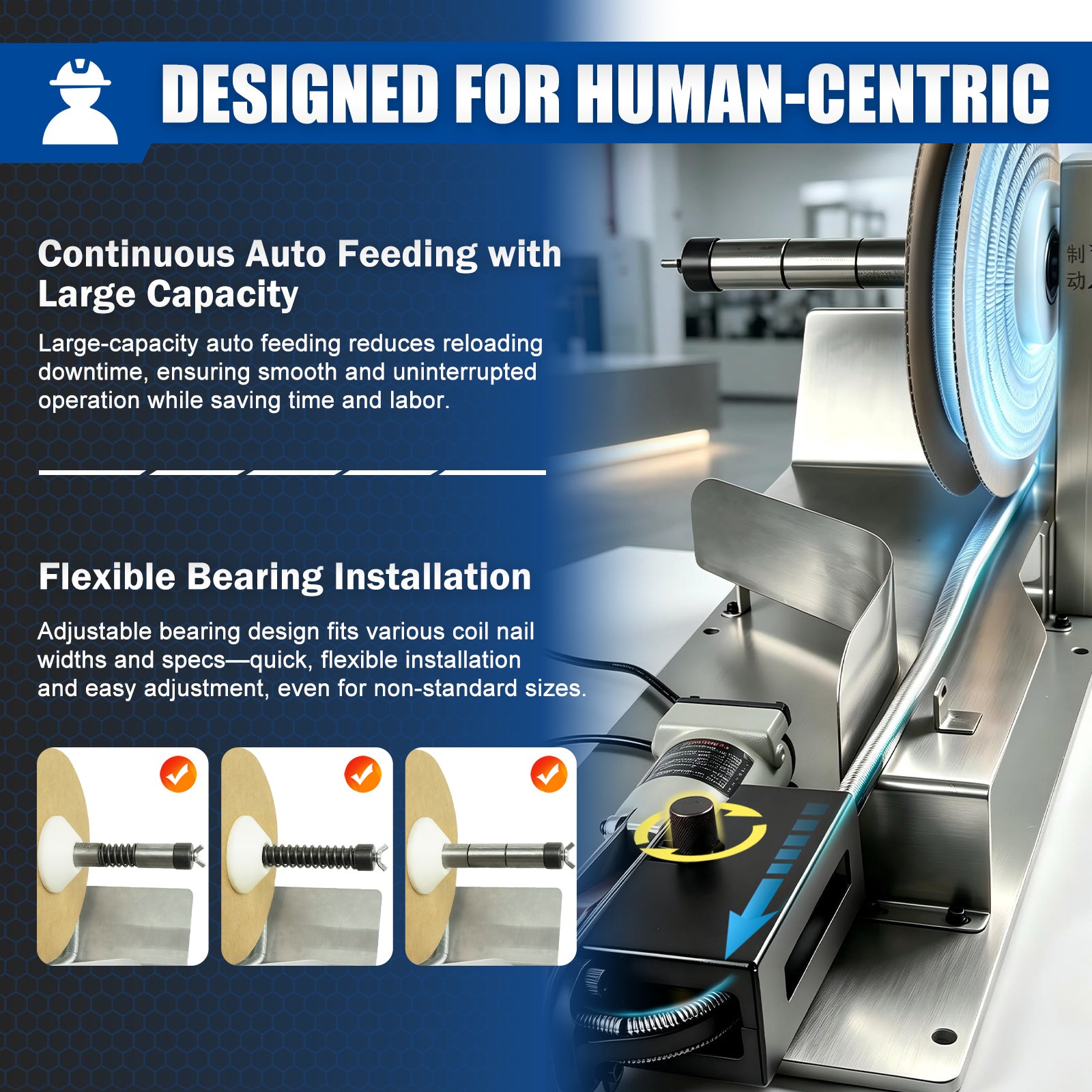 WOODPECKER ZDC760WV3R electrically controlled foot-operated automatic Hog Ring Gun, 16 Gauge 1/2-Inch, Suitable for SC760 coiled C-type nails