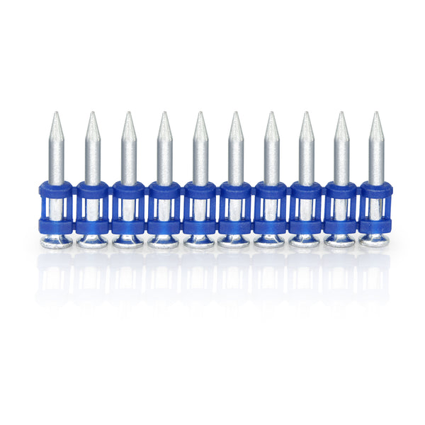 KIMSING MTSD-25 12 Gauge 1-Inch(25mm) Plastic Collated Concrete Nails Drive Pins