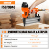 KAMSIN F50/9040 2 in 1  Pneumatic Brad Nailer, 18 Gauge, 3/8-Inch to 2-Inch  (10mm-50mm)