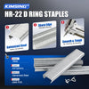 HR-22 15 Gauge 3/4'' Crown Galvanized D-Rings Hog Rings D Ring Staples for HR22 Hog Ring Plier D Ring Gun 1600 PCS/Box