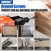 KIMSING Drywall Screws 2lb/Box, #6 Fine Thread Philips Drive #2 Bugle Head Wood Screws with Black Phosphate Finish M3.5 Sharp Point Screws