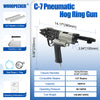 WOODPECKER C-7 Pneumatic Hog Ring Plier 27mm Crown, 8.5mm to 9.0mm Closure Diameter Hog Ring Gun for Mattress Manufacturing, Strapping, Fencing, Cages