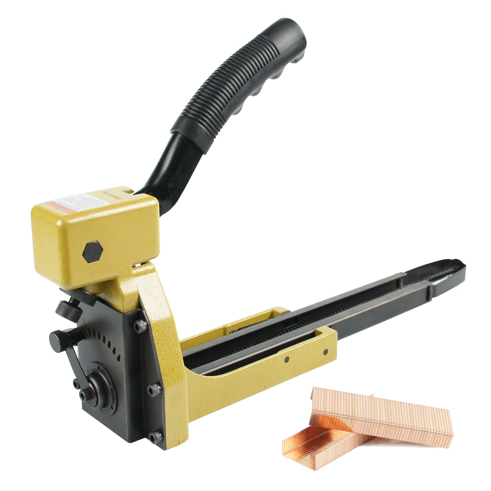 HB3515 Manual Carton Closing Stapler - 16 Gauge Staple Gun for Closing Corrugated Boxes, Folding Cartons - 34.7mm (1-3/8