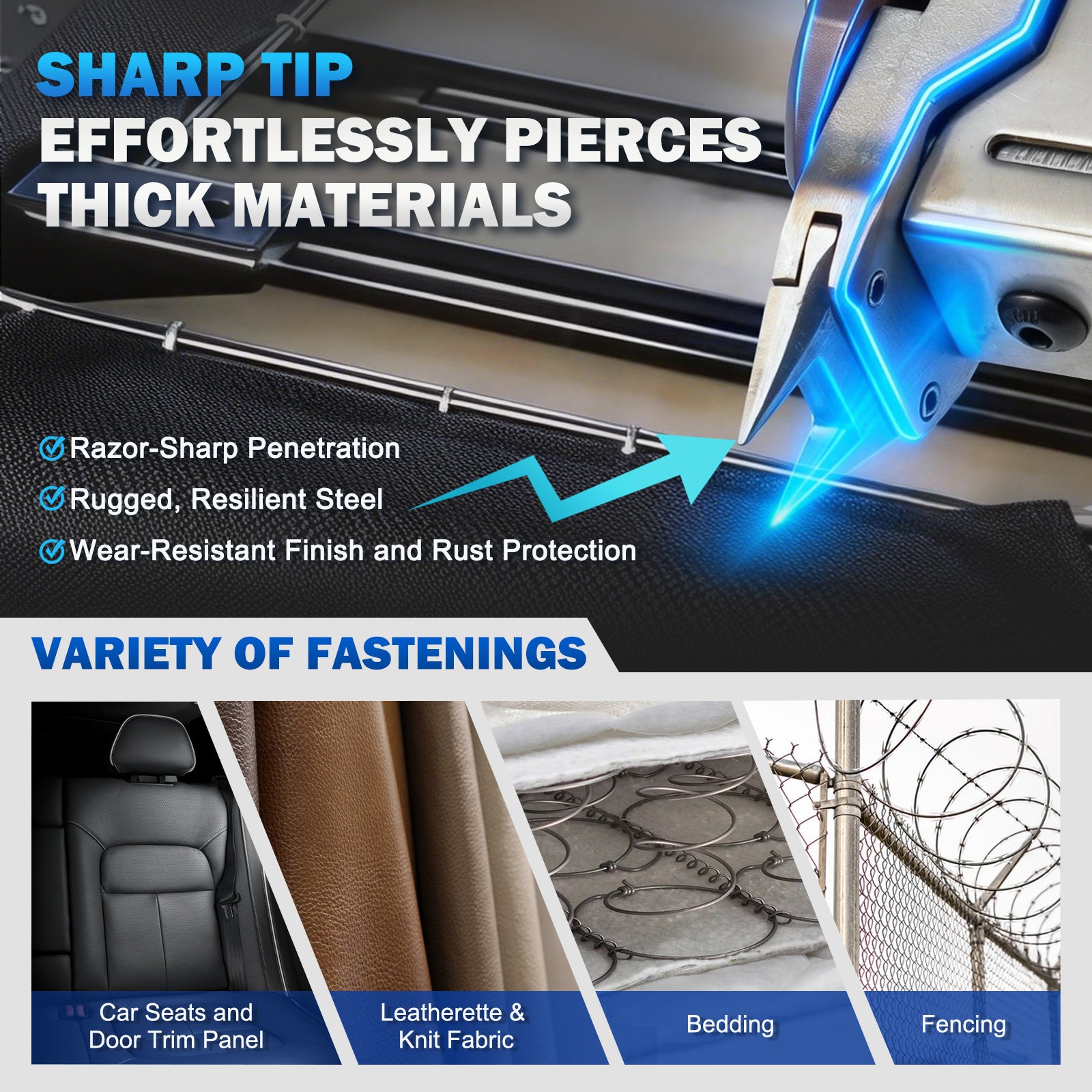 WOODPECKER HR22 Pneumatic D Ring Gun, 15 Gauge, 3/4-Inch Crown