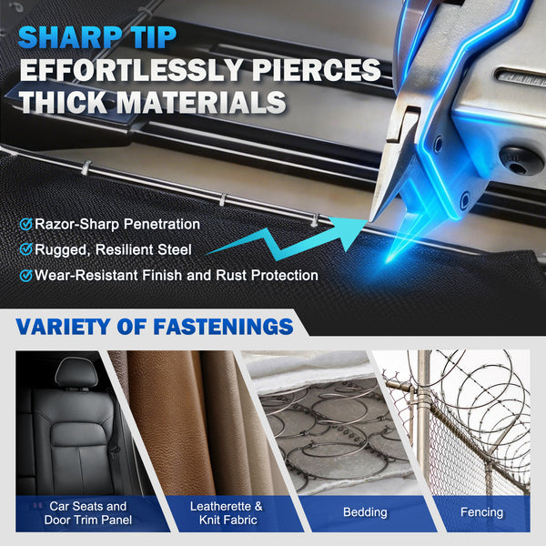 WOODPECKER HR22 Pneumatic D Ring Gun, 15 Gauge, 3/4-Inch Crown