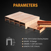 KIMSING 16 Gauge Copper Carton Closing Staples for Pneumatic or Manual Carton Stapler, 2000PCS/BOX, 5/8’’ (15mm) Length