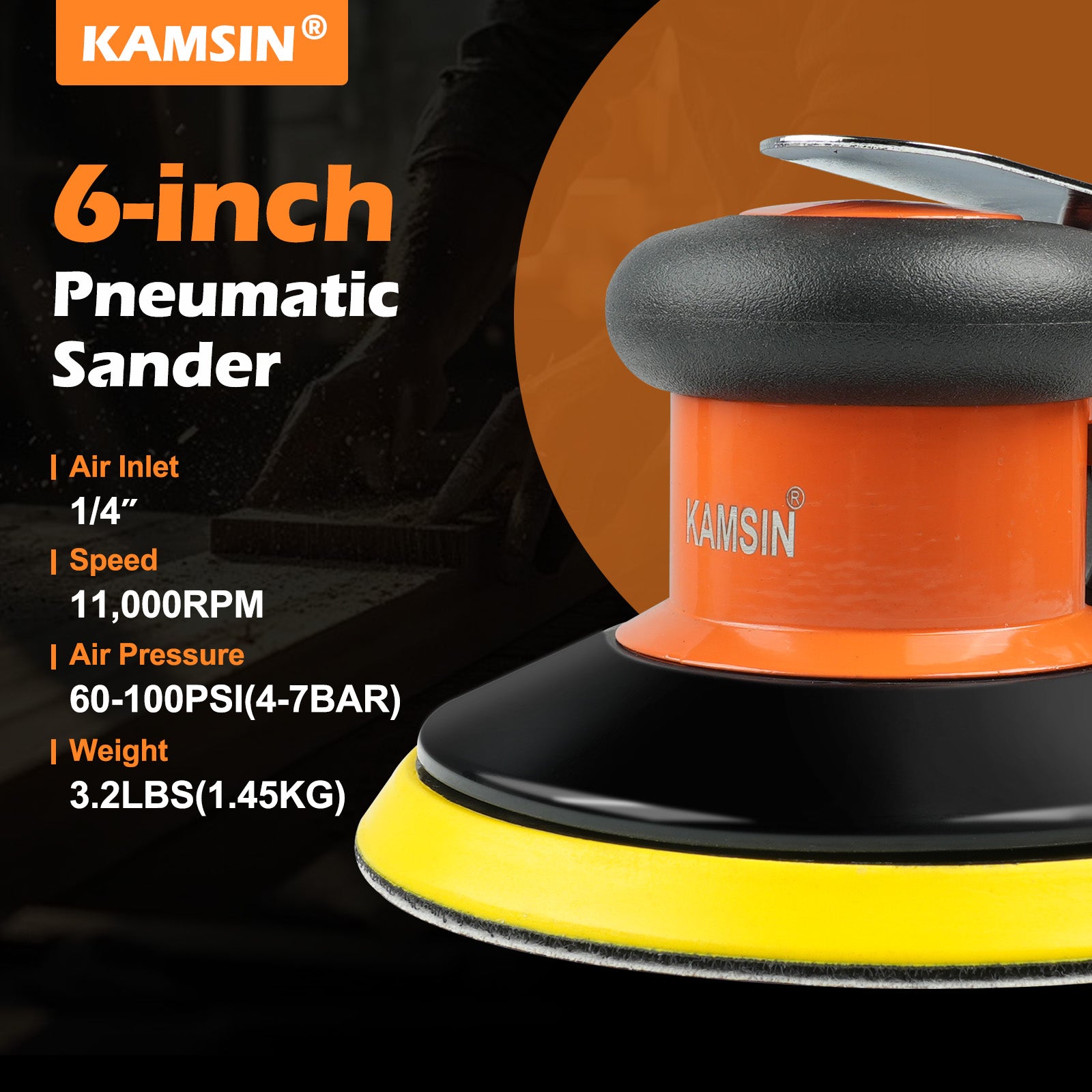 KAMSIN 6-Inch Grinder