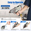 WOODPECKER BWG12 Pneumatic Hog Ring Plier 1.8 mm to 2.1 mm Closure Diameter Hog Ring Gun for Strapping, Fencing, Cages