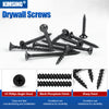 KIMSING Drywall Screws 2lb/Box, #6 Coarse Thread Philips Drive #2 Bugle Head Wood Screws with Black Phosphate Finish M3.5 Sharp Point Screws