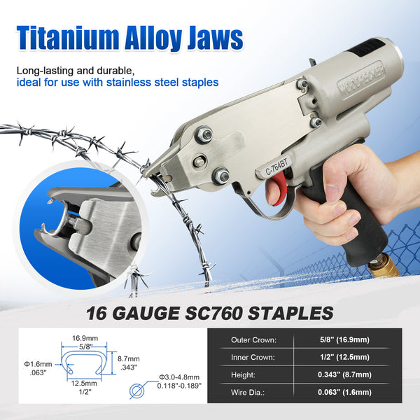 Woodpecker C-764BT 16 Gauge  1/2" Hog Ring Plier