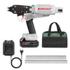 Woodpecker eC760T 16GA Cordless 20V 4.0Ah Electric Hog Ring Gun, 1/2-Inch Crown, 3.0-4.0mm Closure Diameter, Battery Powered C Ring Plier Tool for Fencing, Wire Cages