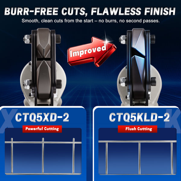WOODPECKER CTQ5KLD Heavy-Duty Pneumatic Wire Cutter