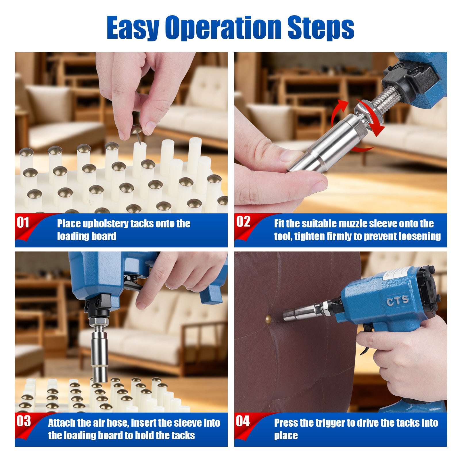 CTS 1170 Pneumatic Decorative Nailer