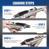 WOODPECKER V6C7EFA 15 Gauge 3/4-Inch Pneumatic Hog Ring Gun 7.5-8.3mm Closure Diameter with Stainless Steel Magazine
