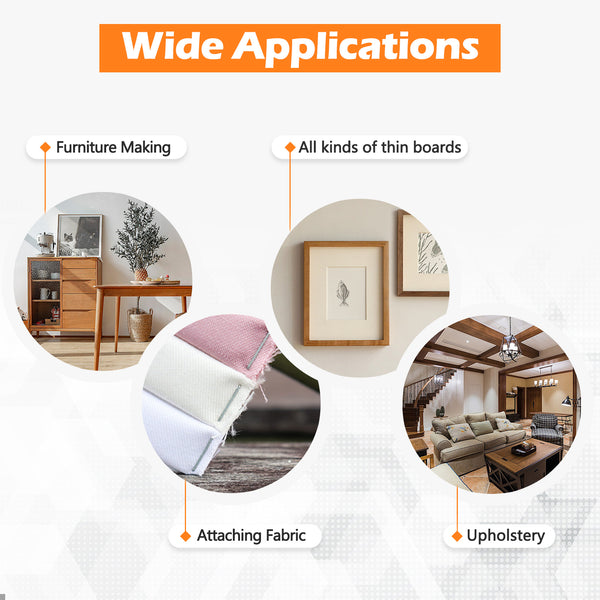 KAMSIN KN7116S Pneumatic Upholstery Stapler,  22 Gauge Type 71 , 3/8-Inch Crown