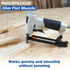 WOODPECKER N7116 Pneumatic Upholstery Stapler 22 Gauge 3/8 inch Crown