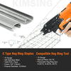 KIMSING 15 Gauge 3/4'' Crown C Ring Staples 1,000 PCS/Pack
