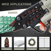 WOODPECKER C-7CF52 15 Gauge Pneumatic Hog Ring Gun, Standard Nose, 4.8mm Closure Diameter, 3/4-Inch Crown Hog Ring Staples
