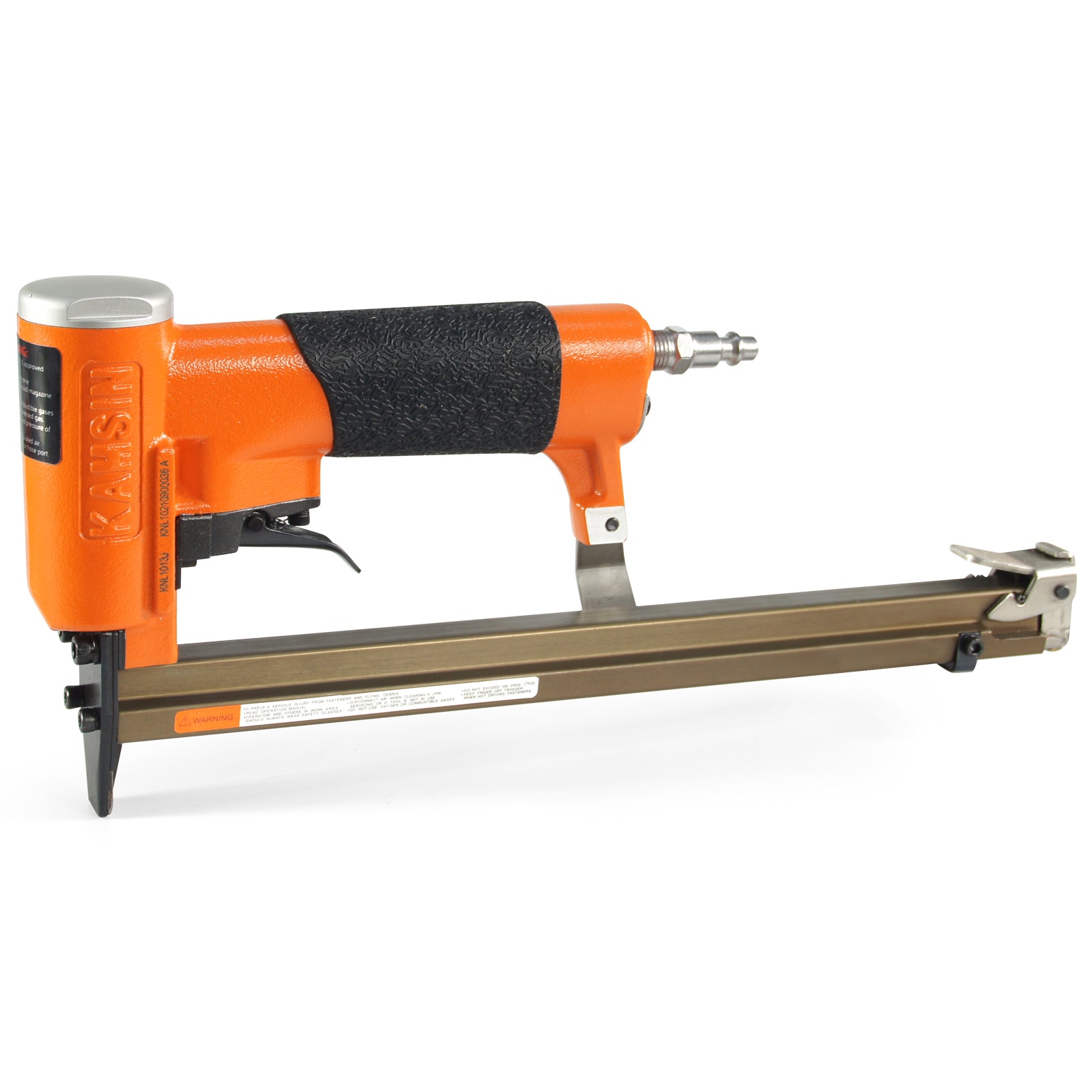 KAMSIN KNL1013J Extended Magazine&Intermittent Firing Stapler 20 Gauge Pneumatic Upholstery Stapler, 10J Series 7/16