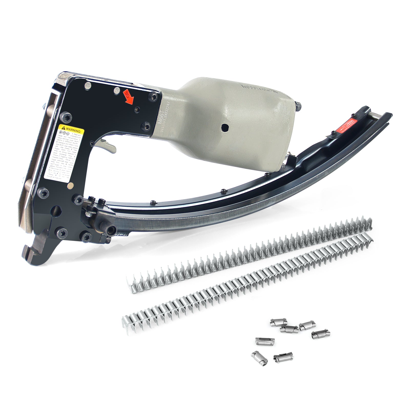 Woodpecker M66T Pneumatic Clipper, Industrial Grade Air Clinch Clip Tool Clips Clipper