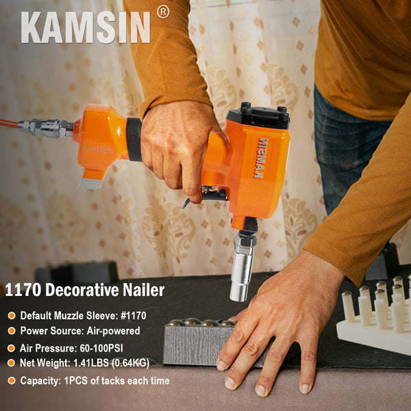 Kamsin 1170 Diameter 29/64 Inch Pneumatic Deco Nailer