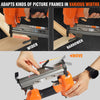 KAMSIN V1015 Pneumatic Picture Frame Nailer 30 Gauge 5/16'' to 19/32'' (7-15mm) V Nails