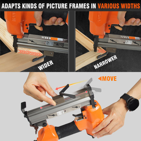 KAMSIN V1015 Pneumatic Picture Frame Nailer 30 Gauge 5/16'' to 19/32'' (7-15mm) V Nails