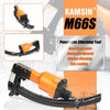 KAMSIN M66S Pneumatic Clipper Gun, Clinching Tool, Air Power Fencing Stapler for for Mattress Spring, Wire Cages, Sofa, Car Seat