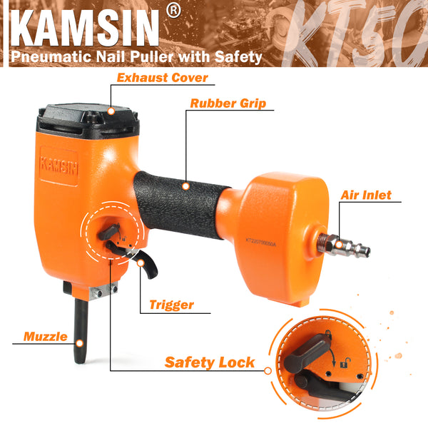 Pneumatic shop nail puller