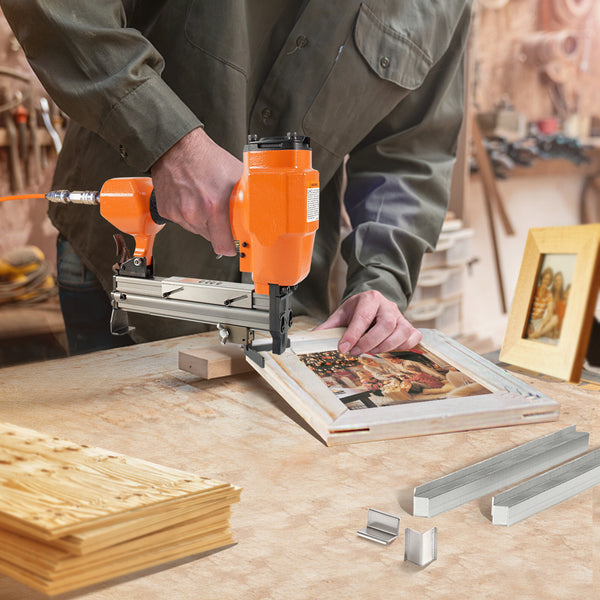 KAMSIN V1015 Pneumatic Picture Frame Nailer 30 Gauge 5/16'' to 19/32'' (7-15mm) V Nails