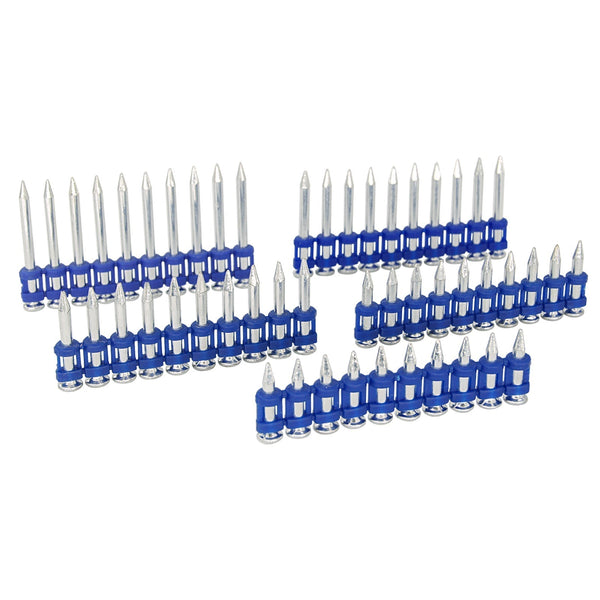 KIMSING MTSD-38 12 Gauge 1 1/2 Inch X .109 Inch Smooth Shank Plastic Collated Concrete and Steel Drive Pin 800 PCS/Box