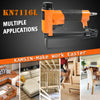 KAMSIN KN7116L 22 Gauge Pneumatic Upholstery Stapler with Long Nose 71 Series 3/8" Crown