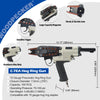 WOODPECKER C-7EA 15 Gauge Pneumatic Hog Ring Gun, 3/4-Inch (19mm) Crown, 7.0mm Closure Diameter