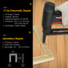KIMSING K-7116L Upholstery Stapler 22 Gauge 3/8" Crown Fine Wire Stapler