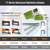 KIMSING 22 Gauge 71 Series 3/8'' Crown 1/4'' to 3/8'' (6-10mm) Leg Length Galvanized Upholstery Staples