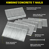 KIMSING 14 Gauge Concrete T Nails, 800PCS/BOX, 3/4 inch - 2-1/2 inch (18mm-64mm)