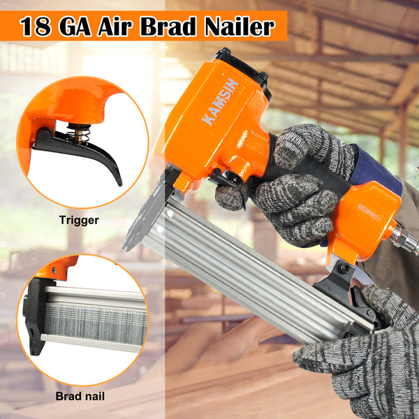 AEROPRO Roofing Nailer Roof Nail Gun Professional Nail Coil Nailer 3/4-Inch  Up To 1-3/4-Inch 120 Pcs Load Capacity For Roofing