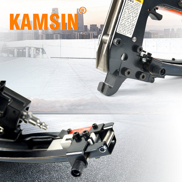 KAMSIN M66K Pneumatic Clinching Clipper for Fixing Mattress Spring and Making Traps