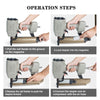 Woodpecker N851 16 Gauge Pneumatic Construction Stapler with Safety, 7/16-Inch Crown