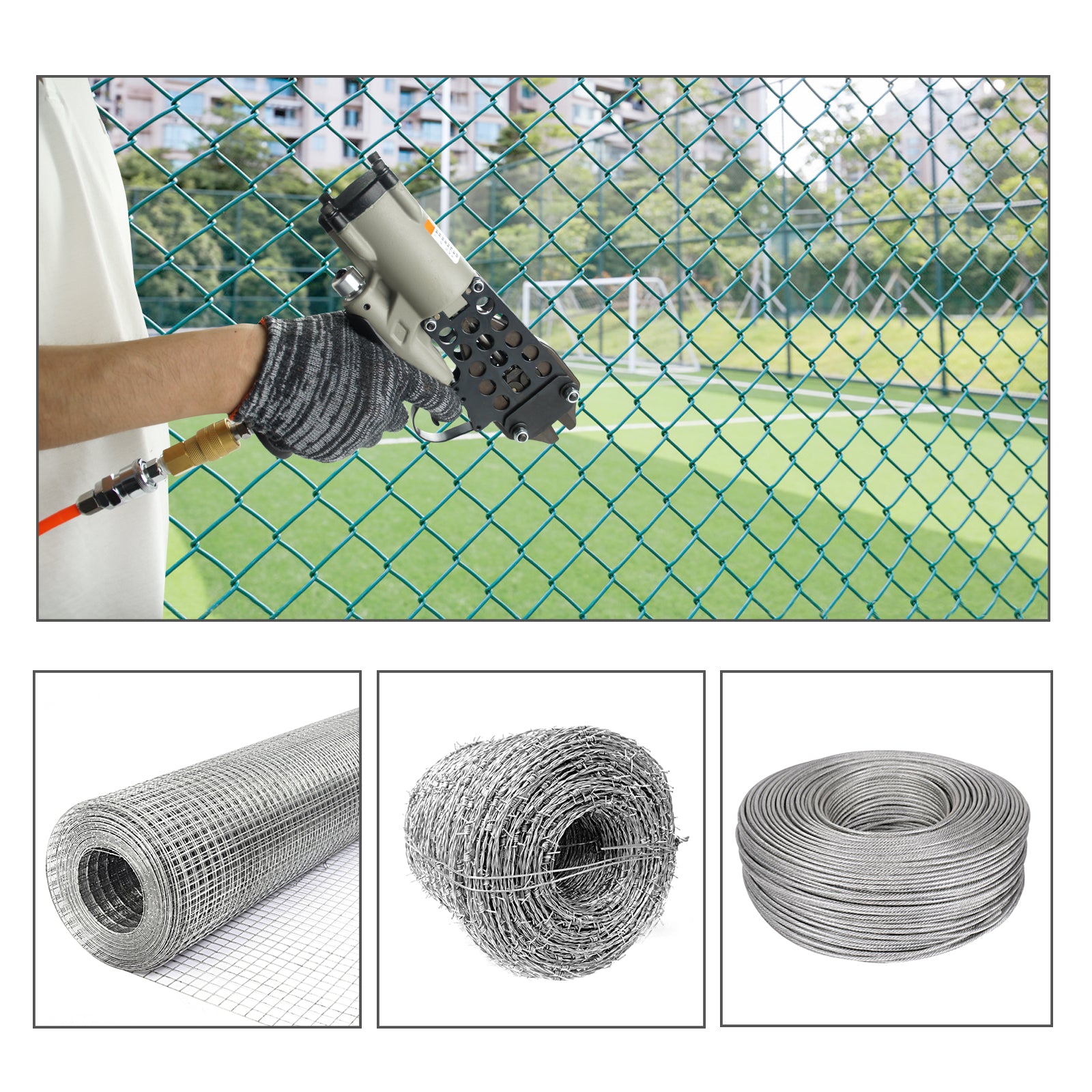 WOODPECKER CTQ4XD Pneumatic Cutting Nipper, Less Than 4mm Diameter Wire Cutting, Cutting Wire Tool, Air Power Wire Shear