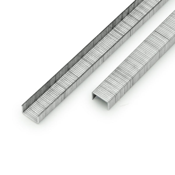 China-top Silver 22 Gauge 71 Series 3/8'' Crown 1/4'' (6mm) Leg Length Galvanized Upholstery Staples (20 Boxes)