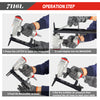 DONGYA 7116L 22 Gauge 3/8'' Long Nose Upholstery Stapler with 10,000 PCS Staples
