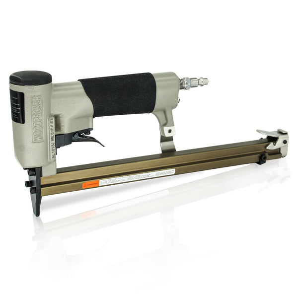 Woodpecker NL1013J 20 Gauge Power Upholstery Stapler, 7/16'' Crown Air Staple Gun with Extended Magazine