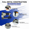 Woodpecker - N8016 Pneumatic Upholstery Stapler, 21 Gauge, Full Metal, 1/2" Crown